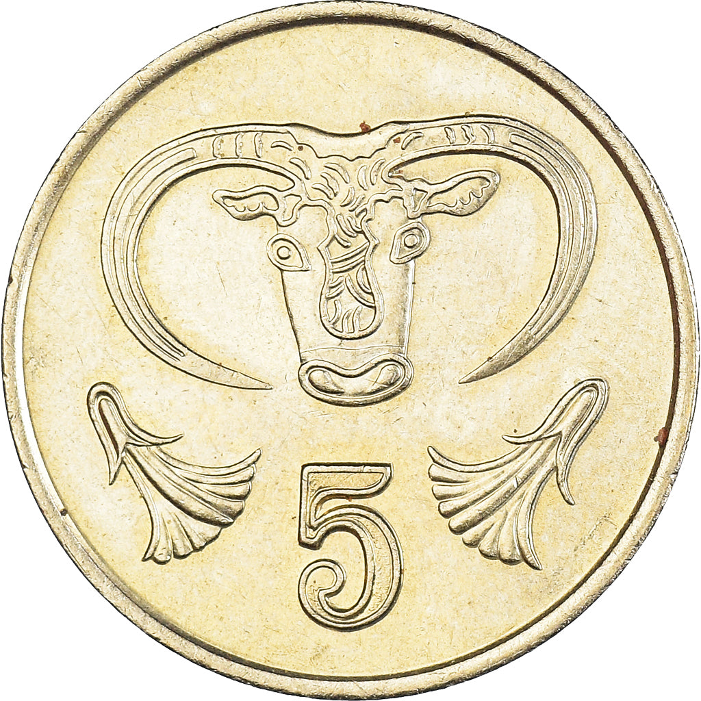 Moneta, Cypr, 5 Cents, 1988