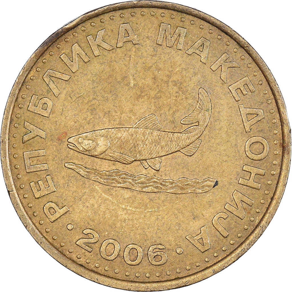 Münze, Mazedonien, 2 Denari, 2006