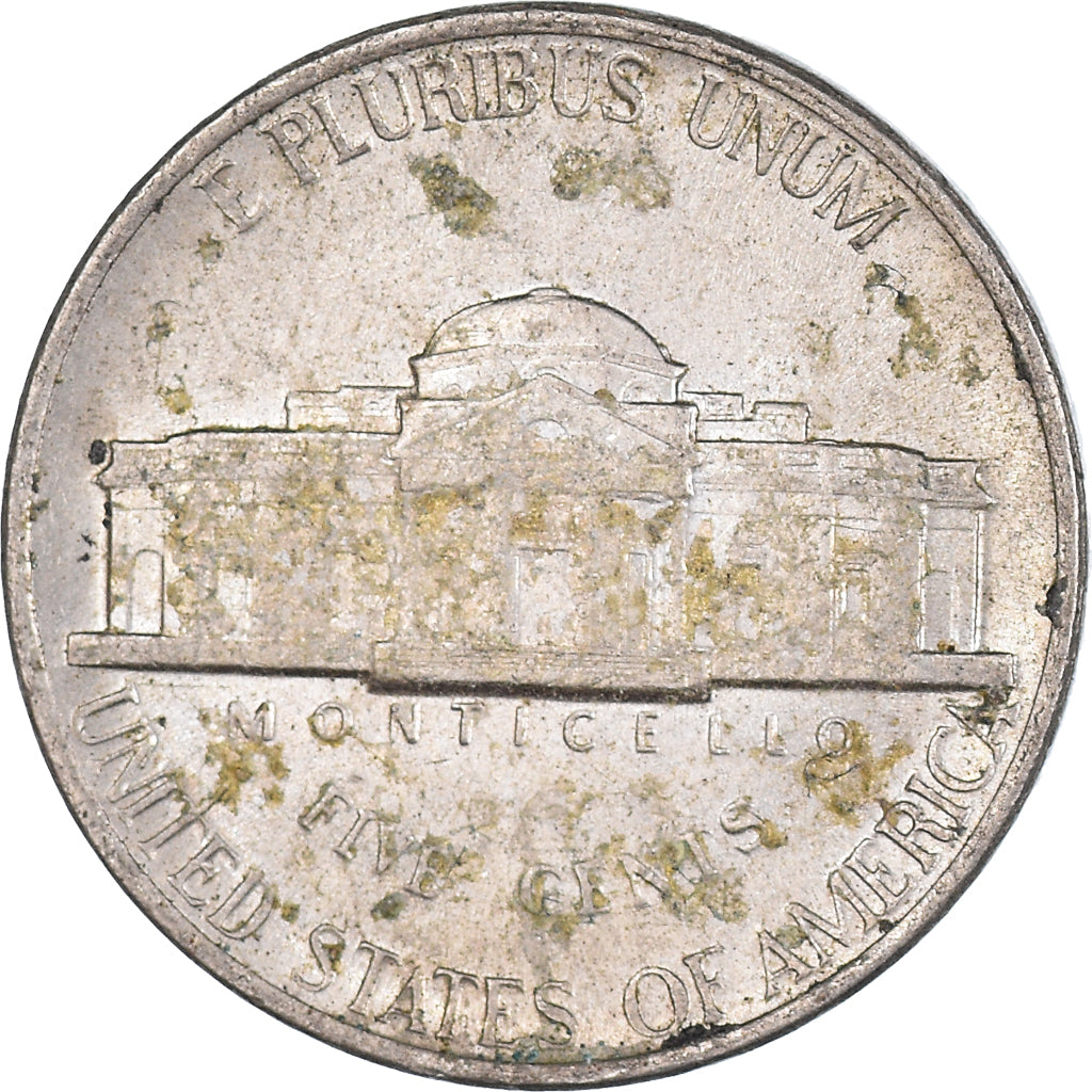 Coin, United States, 5 Cents, 1992