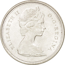 CANADA, 25 Cents, 1967, Royal Canadian Mint, KM #68, MS(60-62), Silver, 23.8,...