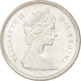Canada, Elizabeth II, 25 Cents, 1967, Ottawa, SPL, Argento, KM:68