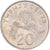 Moneta, Singapur, 20 Cents, 2009