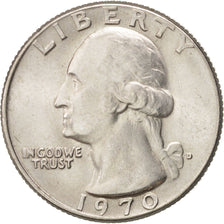 Coin, United States, Washington Quarter, Quarter, 1970, U.S. Mint, Denver