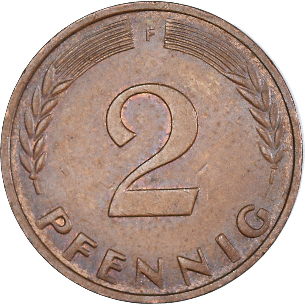 Coin, GERMANY - FEDERAL REPUBLIC, 2 Pfennig, 1967