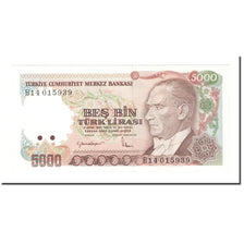 Banknote, Turkey, 5000 Lira, 1970, 1970-01-14, KM:197, UNC(65-70)