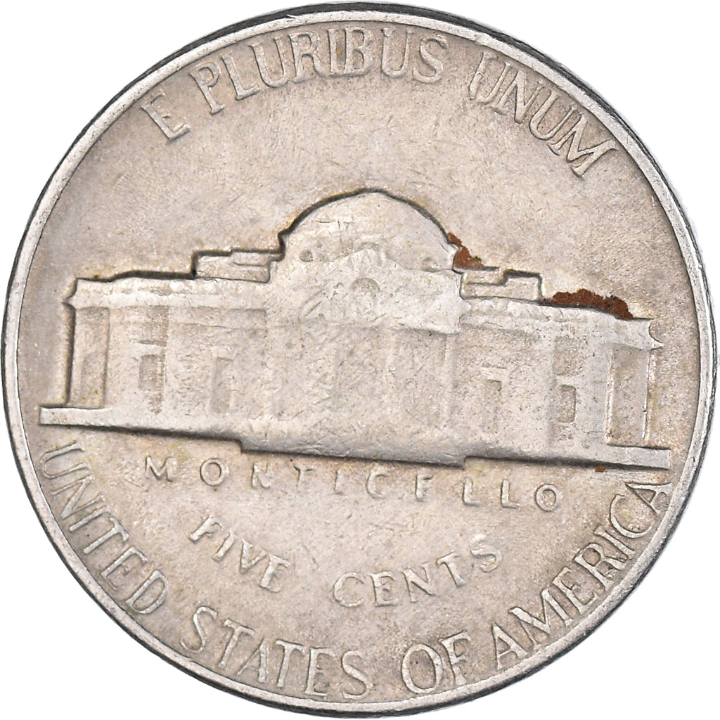 Moneda, Estados Unidos, 5 Cents, 1966