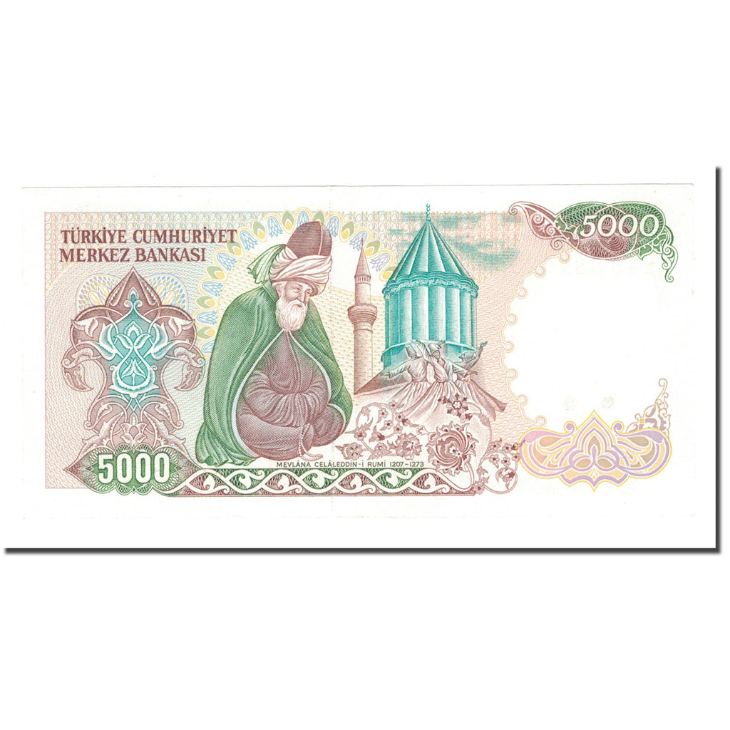 Banknote, Turkey, 5000 Lira, 1970, 1970-01-14, KM:197, AU(55-58)