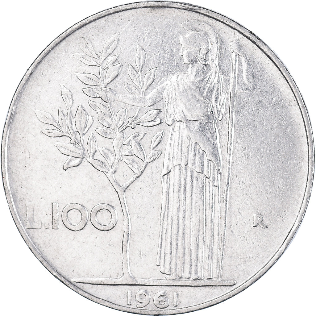 Munten, Italië, 100 Lire, 1961