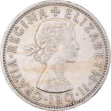 Moneda, Gran Bretaña, 1/2 Crown, 1958