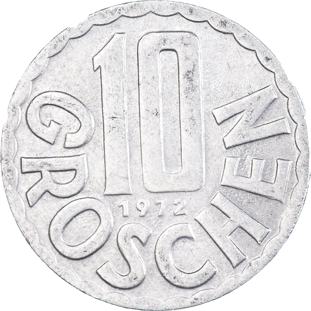Coin, Austria, 10 Schilling, 1972