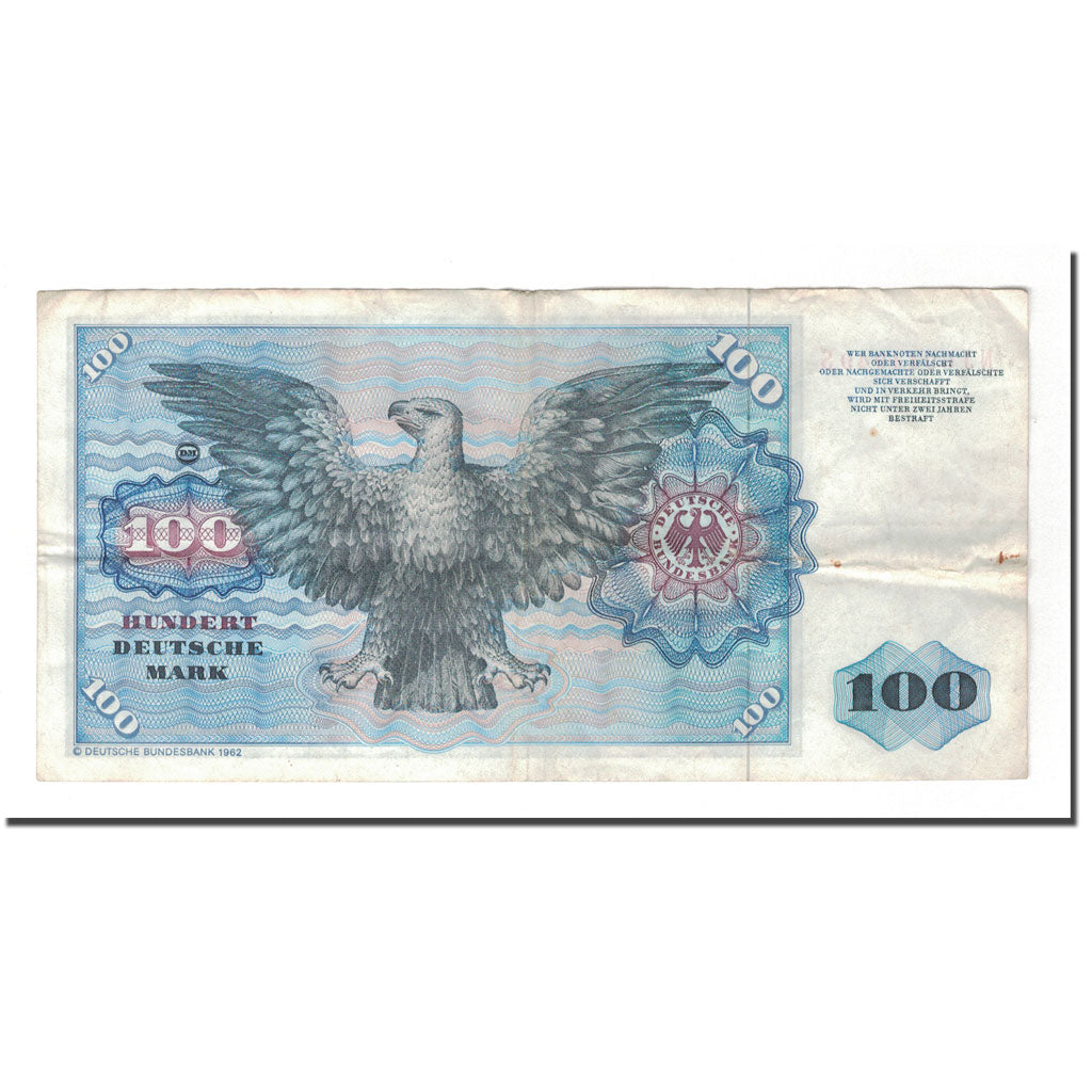Banknote, GERMANY - FEDERAL REPUBLIC, 100 Deutsche Mark, 1980, 1980-01-02