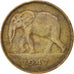 BELGIAN CONGO, 5 Francs, 1947, KM #29, EF(40-45), Brass, 7.83