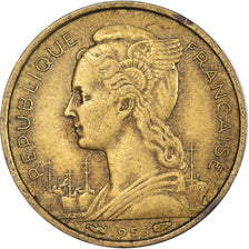 Munten, Réunion, 10 Francs, 1955