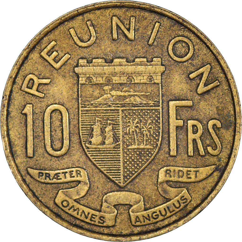 Munten, Réunion, 10 Francs, 1955