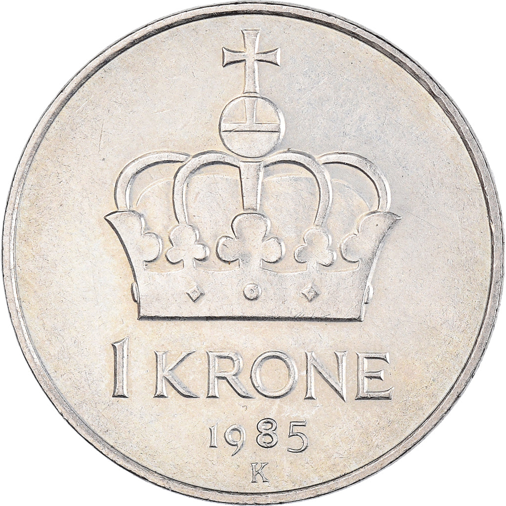 Münze, Norwegen, Krone, 1985