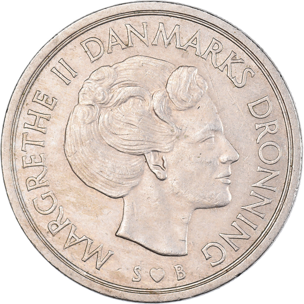 Coin, Denmark, 5 Kroner, 1976