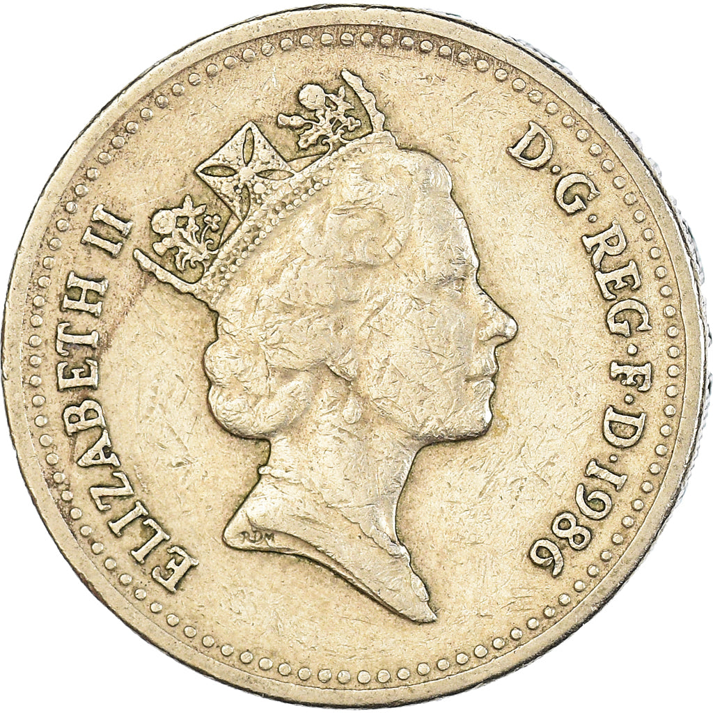Monnaie, Grande-Bretagne, Pound, 1986