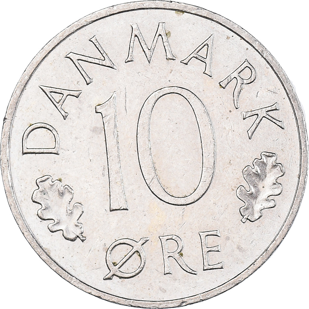 Munten, Denemarken, 10 Öre, 1980