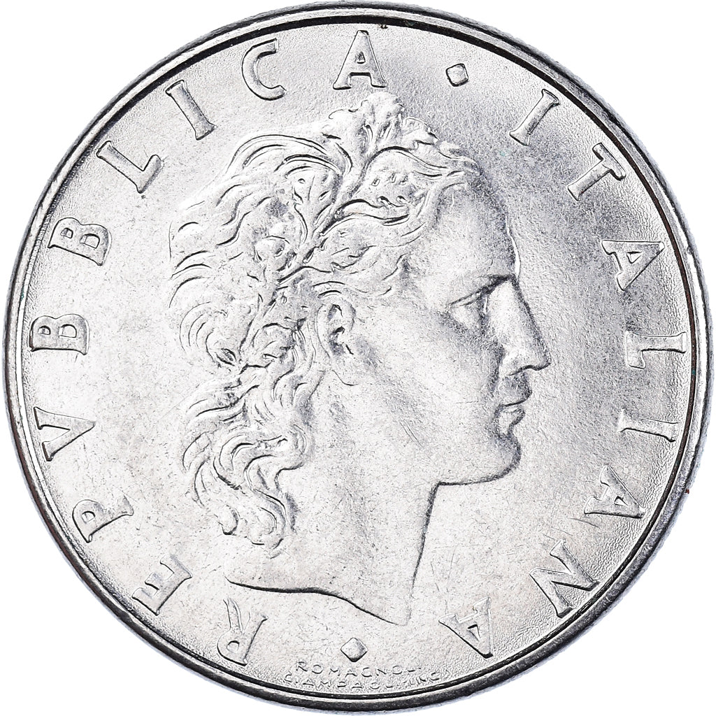 Monnaie, Italie, 50 Lire, 1988