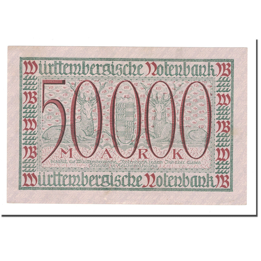 Banknote, German States, 50,000 Mark, 1923, 1923-06-10, KM:S984, UNC(63)