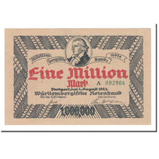 Banknote, German States, 1 Million Mark, 1923, 1923-08-01, KM:S987, UNC(63)