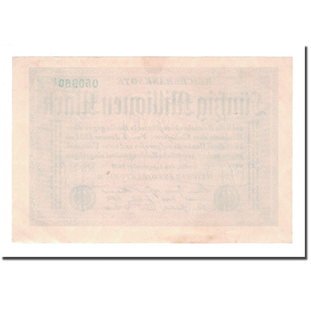 Billet, Allemagne, 50 Millionen Mark, 1923, 1923-09-01, KM:109b, TTB+