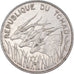 Moneda, República Centroafricana, 100 Francs, 1972