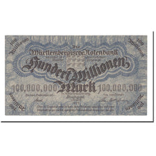 Banknote, German States, 100 Millionen Mark, 1923, 1923-08-01, KM:S989