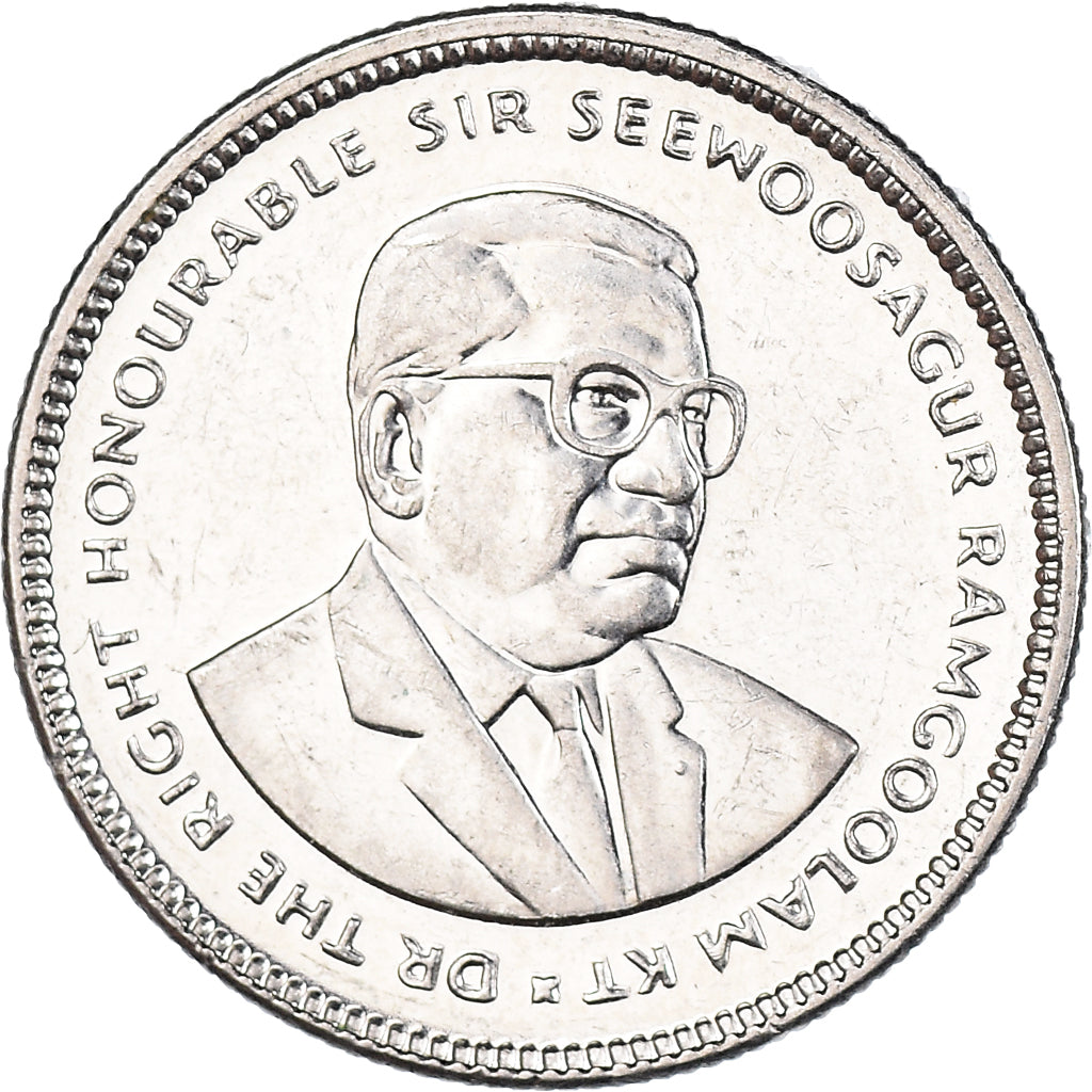 Coin, Mauritius, 20 Cents, 2003