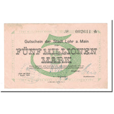 Billet, Allemagne, 5 Millionen Mark, 1923, 1923-09-01, TB+