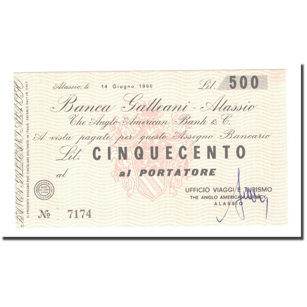 Banknote, Italy, 500 Lire, 1966, 1966-06-14, UNC(64)