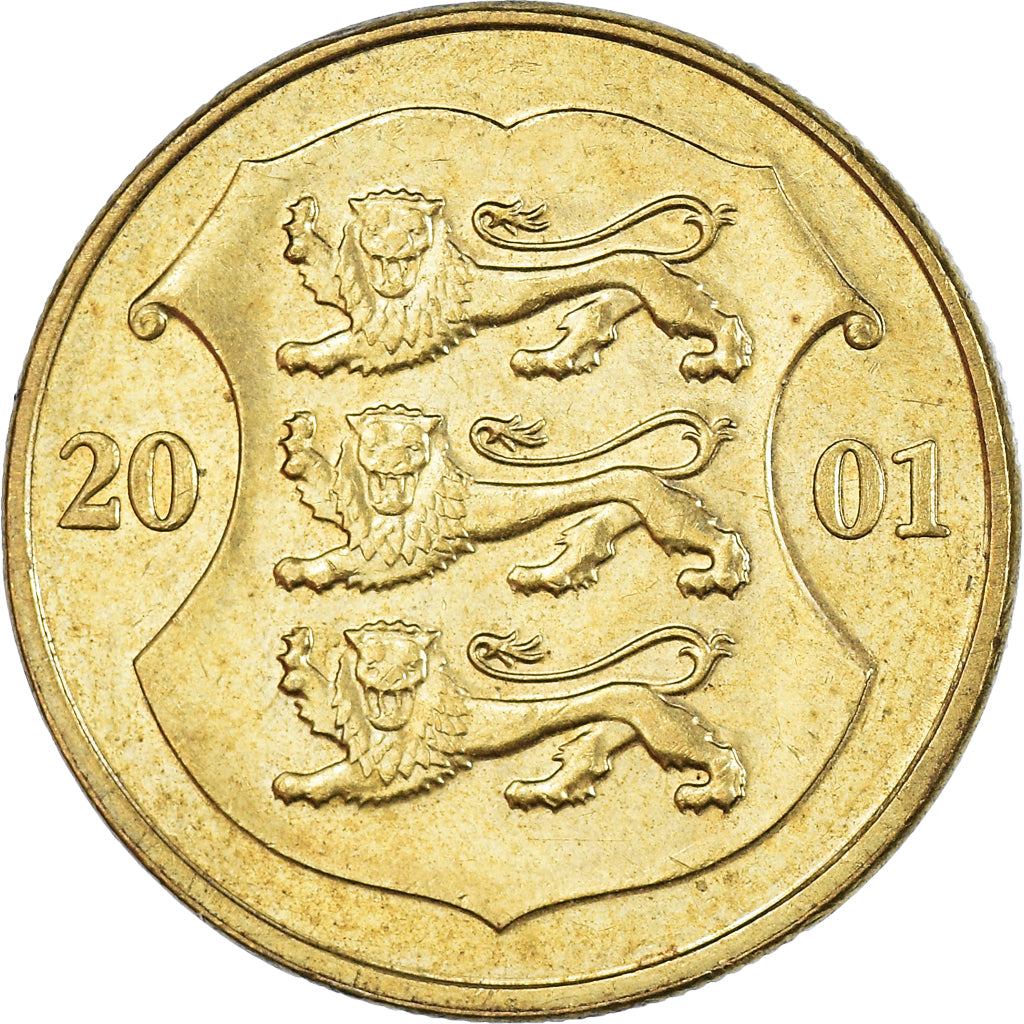 Moneta, Estonia, Kroon, 2001