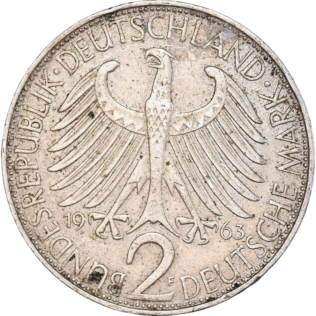 Coin, GERMANY - FEDERAL REPUBLIC, 2 Mark, 1963