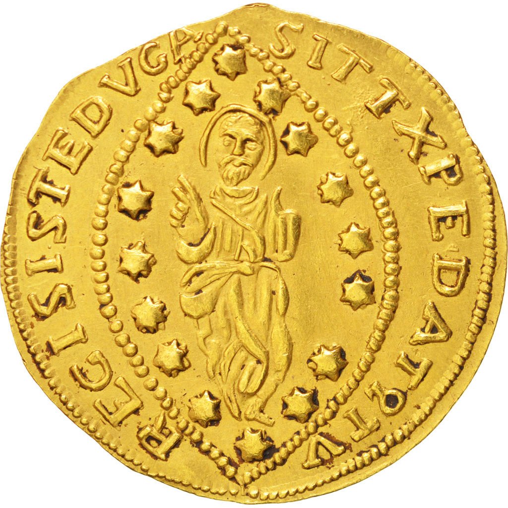 Italie, Venise, Alvise Giovanni Moncenigo IV, Refrappe d'un multiple de Sequin