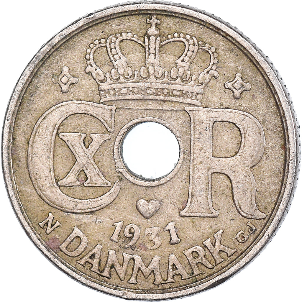 Moneda, Dinamarca, 10 Öre, 1931