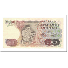 Banknote, Indonesia, 5000 Rupiah, 1980, KM:120A, AU(50-53)