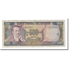 Banknote, Ecuador, 500 Sucres, 1984, 1984-09-05, KM:124a, VF(20-25)