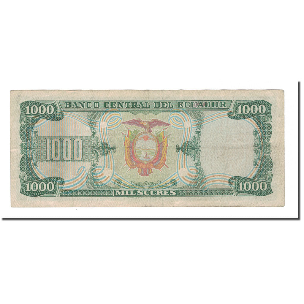 Banknote, Ecuador, 1000 Sucres, 1982, 1982-07-20, KM:120b, VF(30-35)