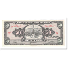 Banknote, Ecuador, 50 Sucres, 1982, 1982-08-20, KM:116e, AU(50-53)