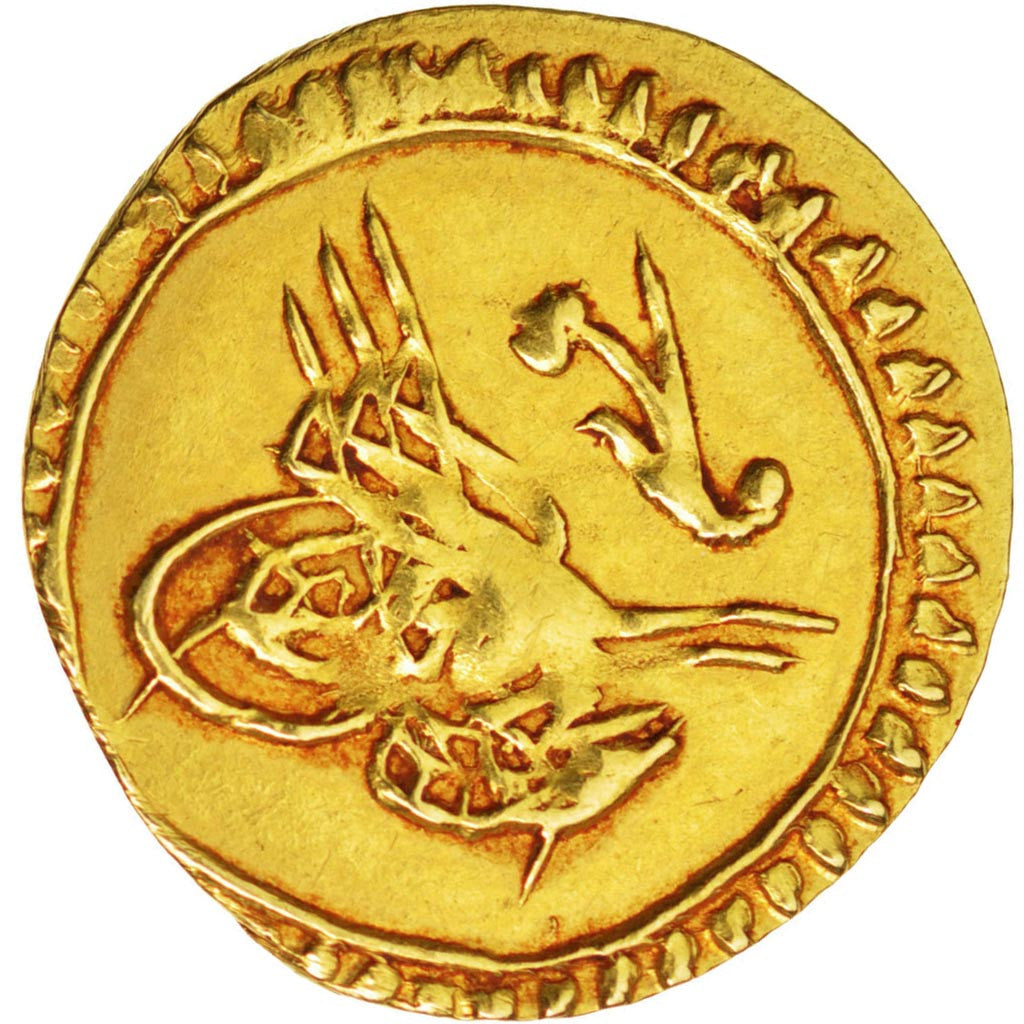 TURKEY, 1/4 Zeri Mahbub, 1812, Qustantiniyah, KM #605, EF(40-45), Gold, 0.74