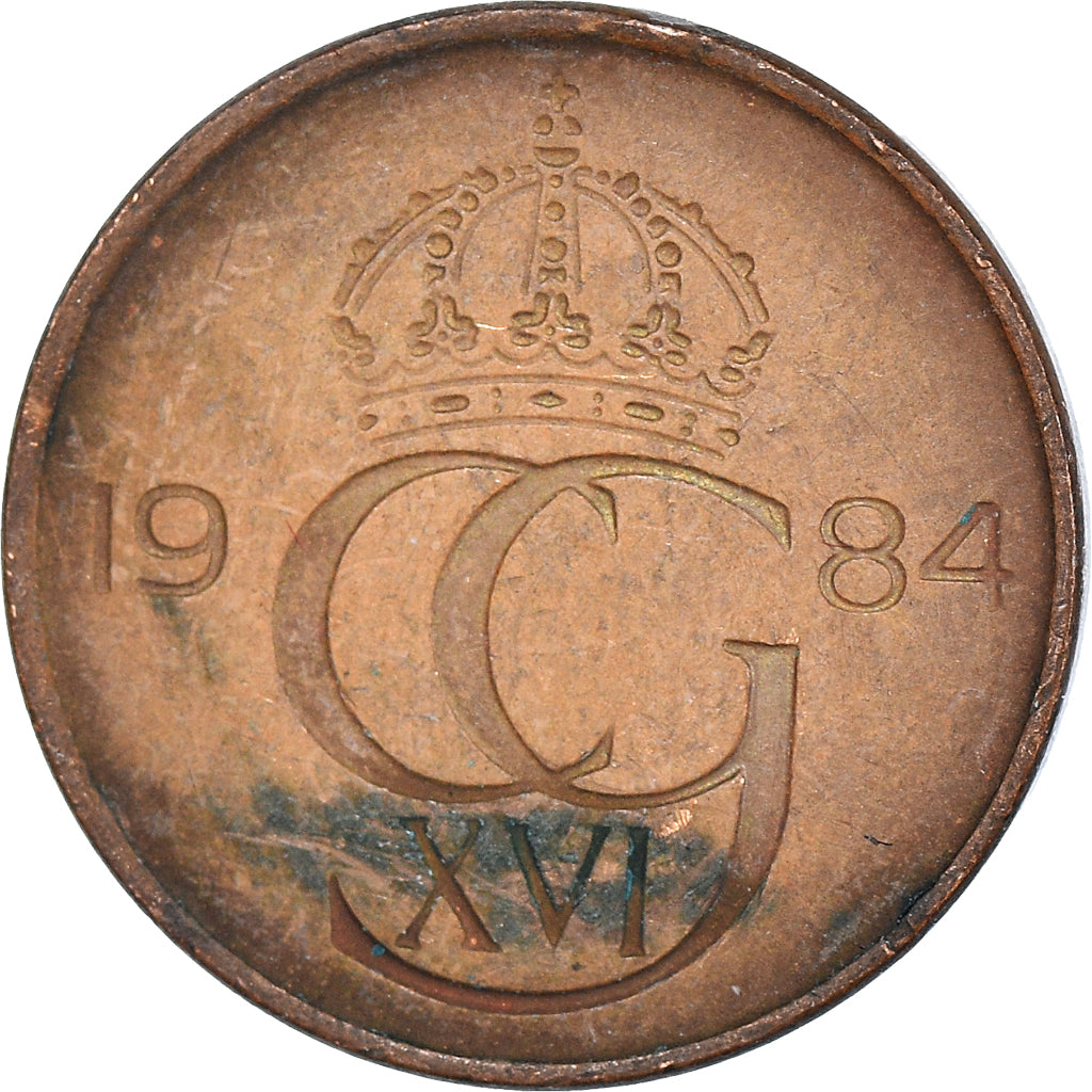 Moneda, Suecia, 5 Öre, 1984