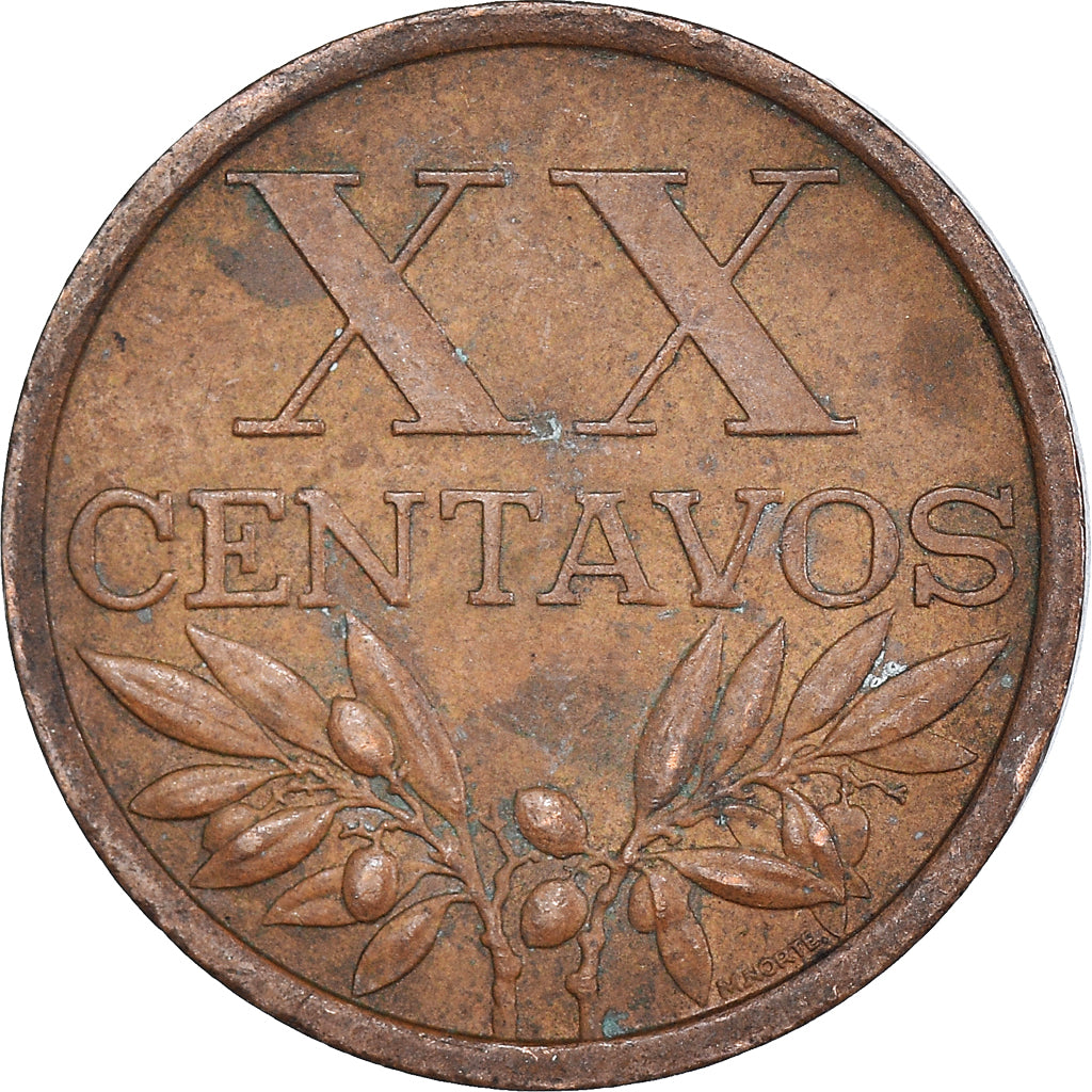 Moneta, Portugal, 20 Centavos, 1966