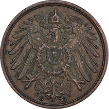 Monnaie, Empire allemand, 2 Pfennig, 1904