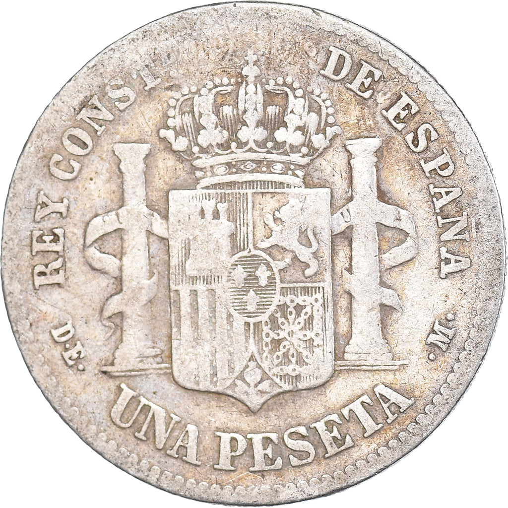 Munten, Spanje, Peseta, 1876