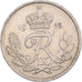 Munten, Denemarken, 25 Öre, 1955