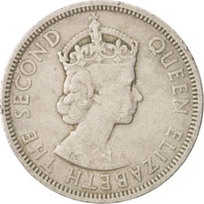 SEYCHELLES, Rupee, 1960, KM #13, EF(40-45), Copper-Nickel, 30, 11.61