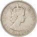 SEYCHELLES, Rupee, 1960, KM #13, EF(40-45), Copper-Nickel, 30, 11.61