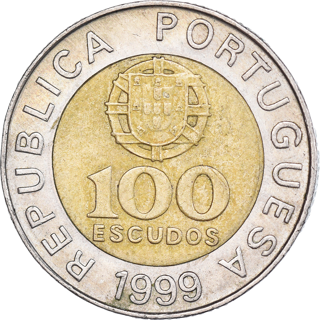 Coin, Portugal, 100 Escudos, 1999