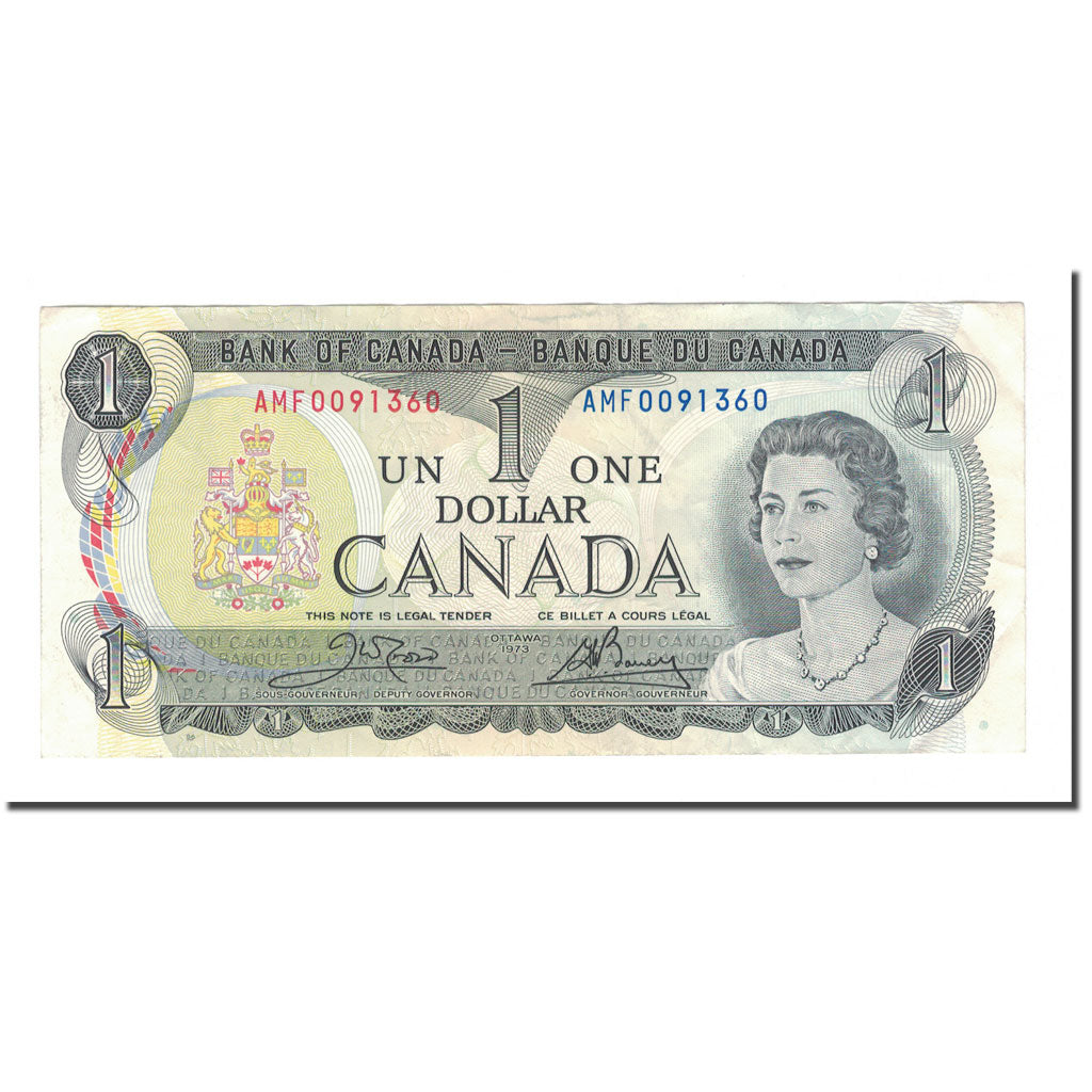Banknote, Canada, 1 Dollar, 1973, KM:85c, AU(50-53)
