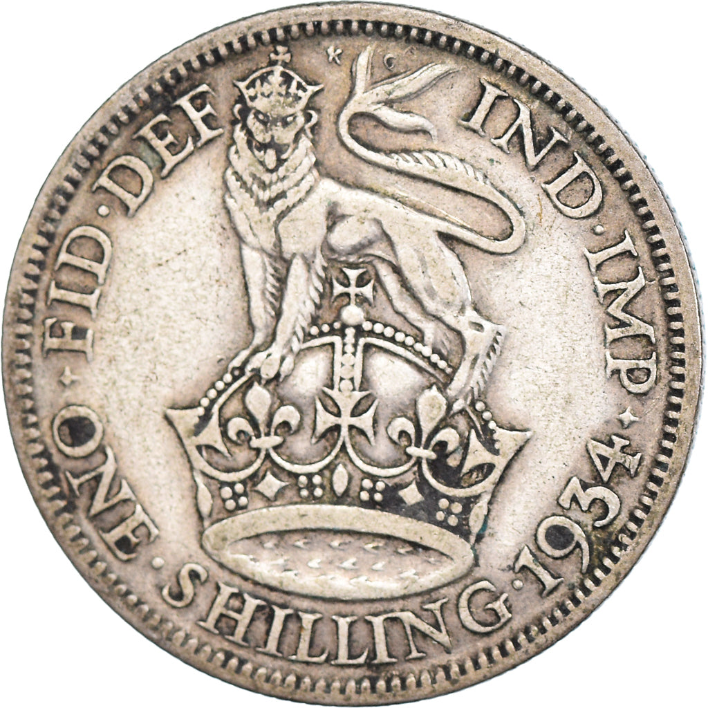 Monnaie, Grande-Bretagne, Shilling, 1934